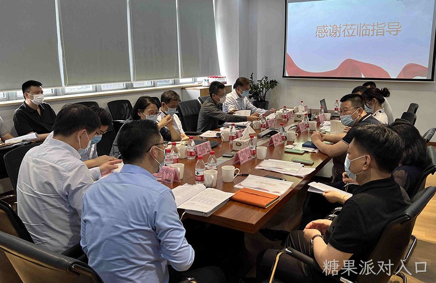 复工复产丨闵行区领导莅临糖果派对入口电子视察指导